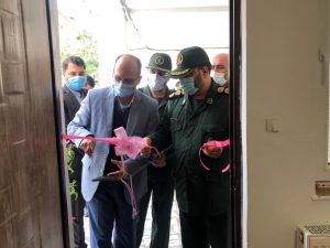 افتتاح پایکاه مقاومت بسیج در اداره اب و فاضلاب شهرستان رشت به مناسبت هفته بسیج توسط حوزه اداری کارگری سپاه ناحیه رشت