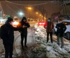 آمادگی كامل شهرداری رشت در اولین دقايق بارش برف